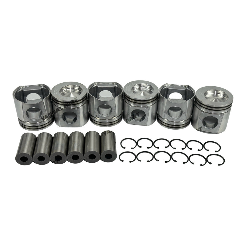 Piston Kit RE70689 Fit For John Deere 6081 Engine