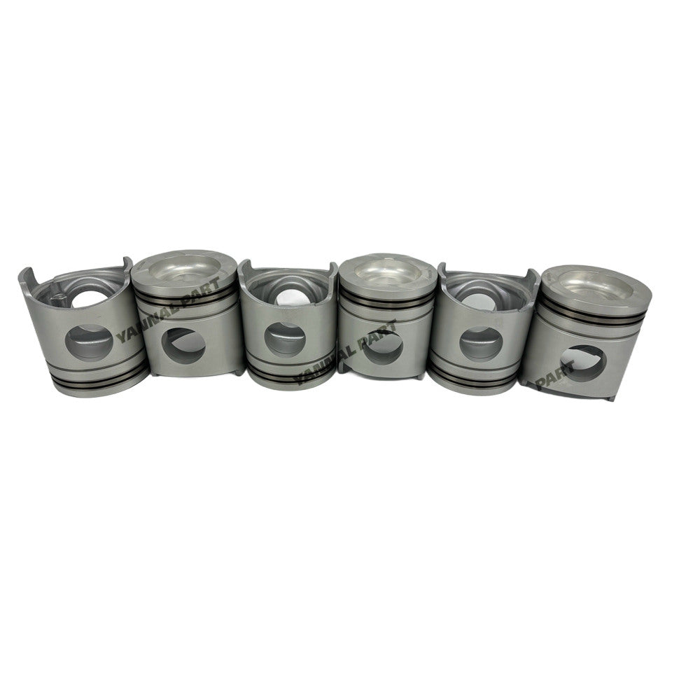 Piston Kit ME120684 ME120533 Fit For Mitsubishi 6D40 Engine