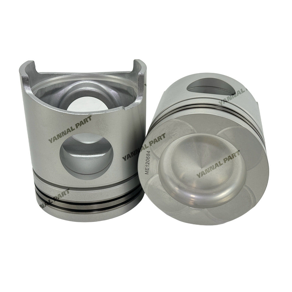 Piston Kit ME120684 ME120533 Fit For Mitsubishi 6D40 Engine