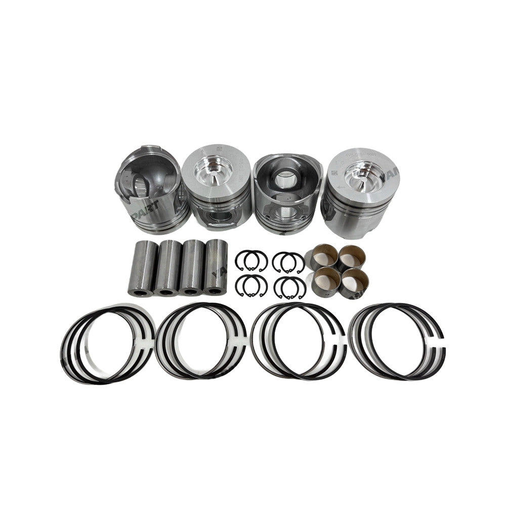 Piston Set With Rings Fit For Dongfenghong LR4V5-23 Engine