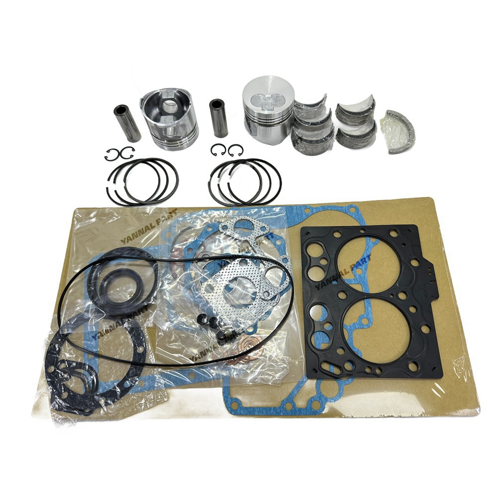 For Yanmar 2TN66 Overhaul Re-ring Kit Engine Part Gasket Piston Set