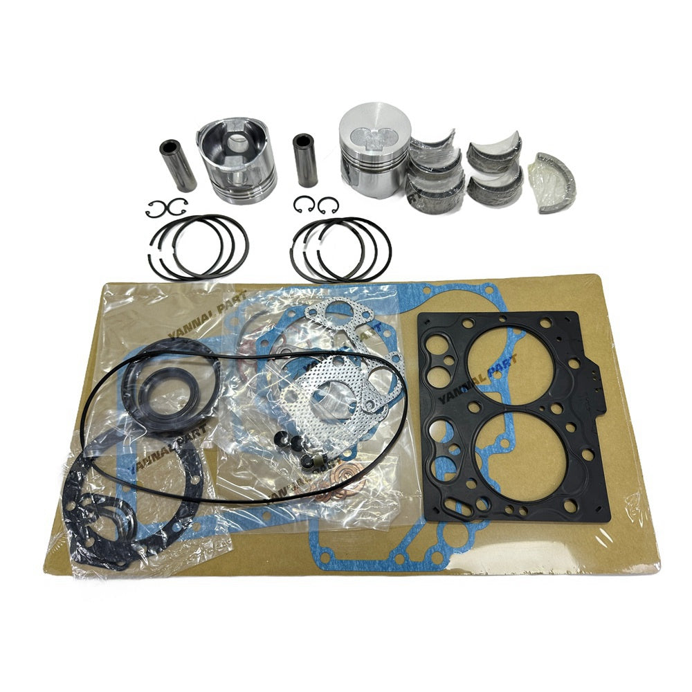 For Yanmar 2TN66 Overhaul Re-ring Kit Engine Part Gasket Piston Set