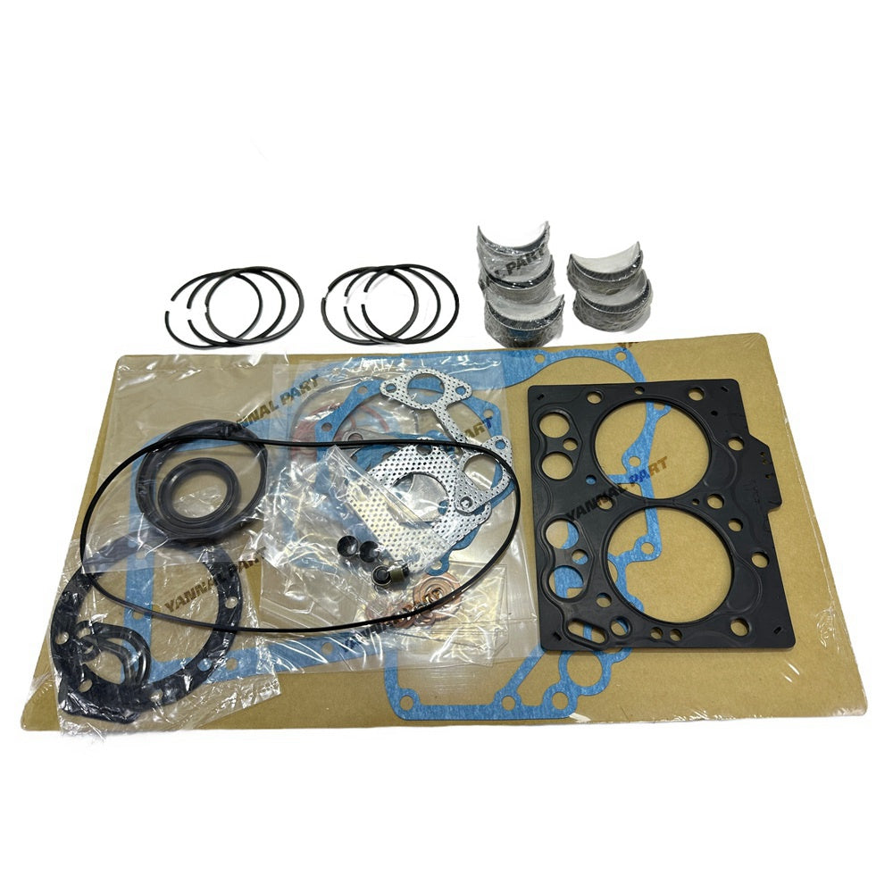 For Yanmar 2TNE68 Overhaul Re-ring Kit Engine Part Gasket Piston Set