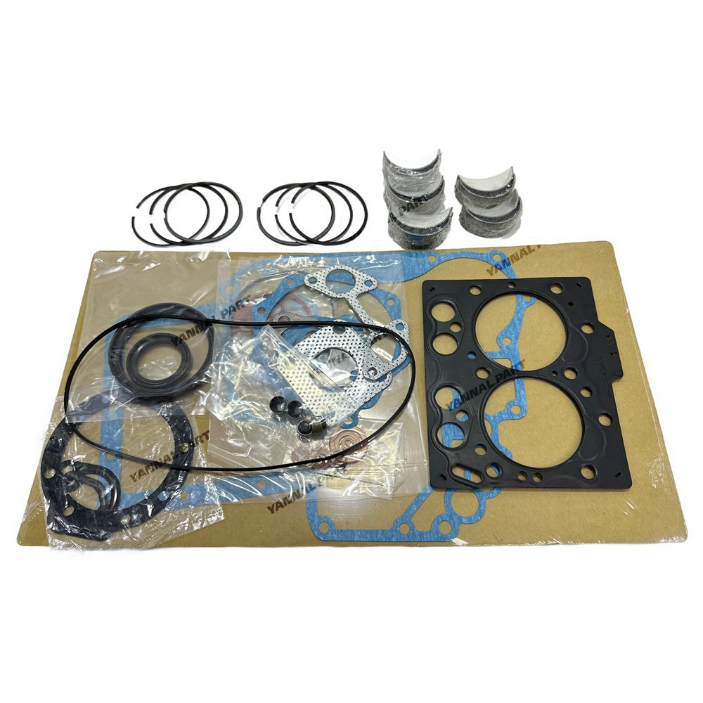 For Yanmar 2TNE68 Overhaul Re-ring Kit Engine Part Gasket Piston Set