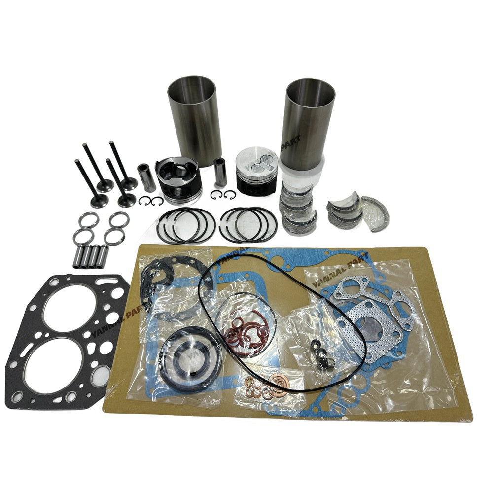 For Yanmar 2TNV70 Engine Rebuild Kit Repair Part Gasket Piston Set