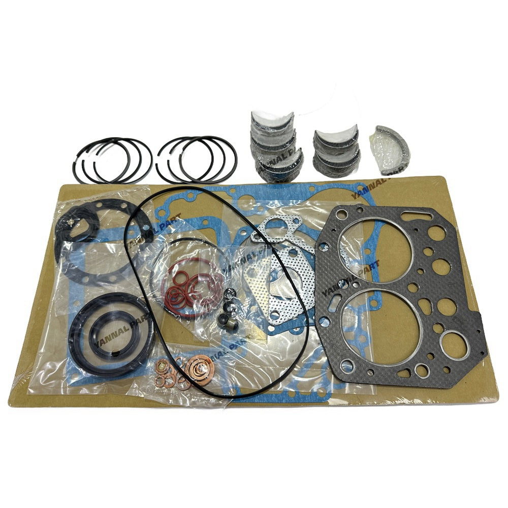 For Yanmar 2TNV70 Overhaul Re-ring Kit Repair Part Gasket Piston Set