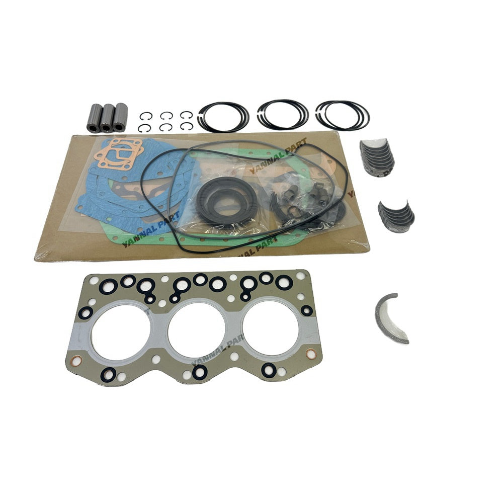 For Isuzu 3AE1 Overhaul Re-ring Kit Engine Part Gasket Piston Set