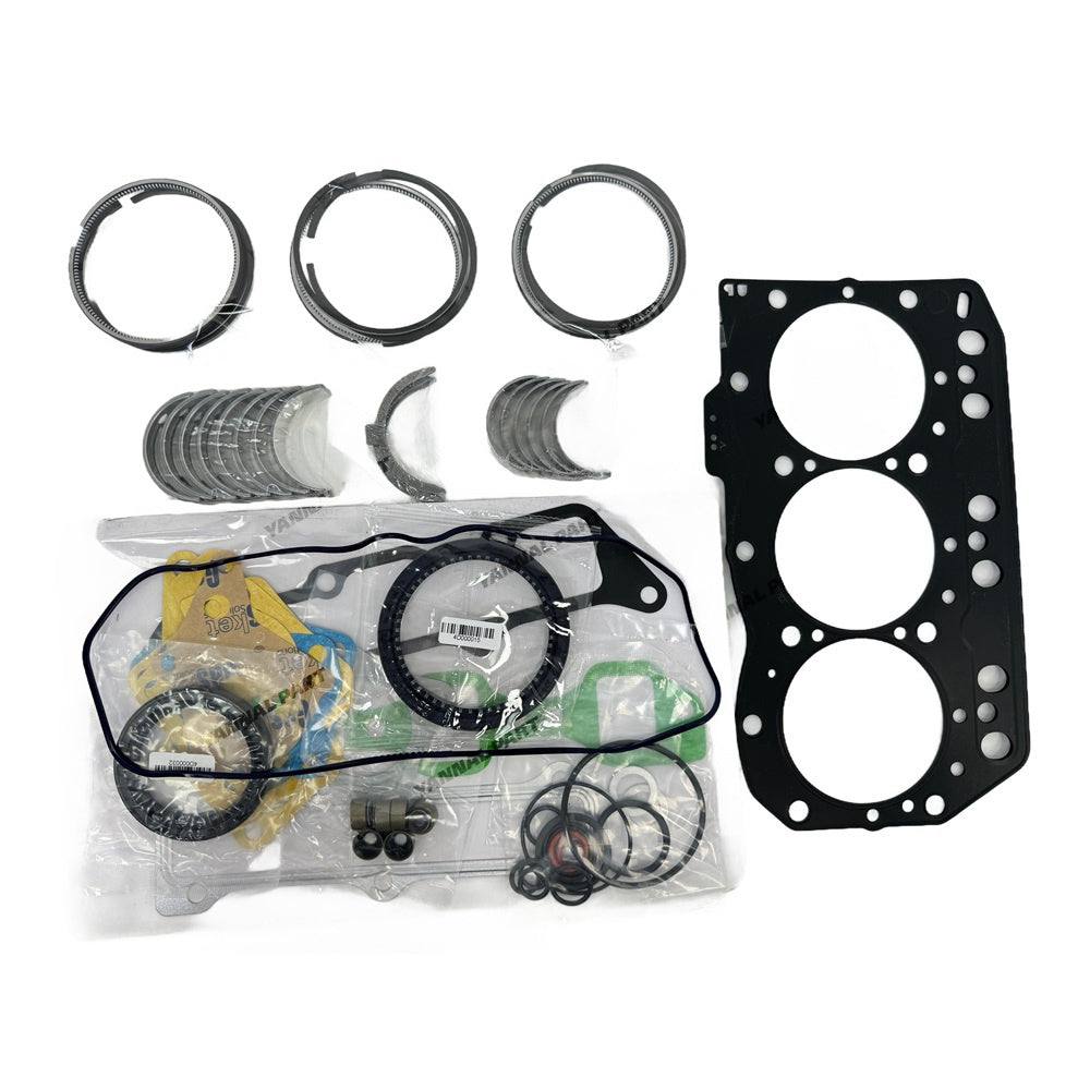 For Yanmar 3D82 Overhaul Re-ring Kit Repair Part Engine Piston Ring Gasket