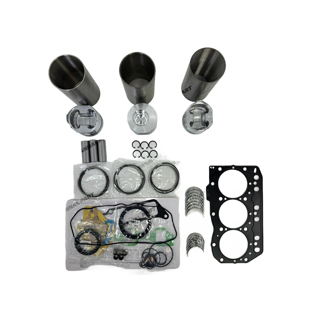 For Yanmar 3TNE82A Overhaul Gasket Kit Repair Part Gasket Piston Set