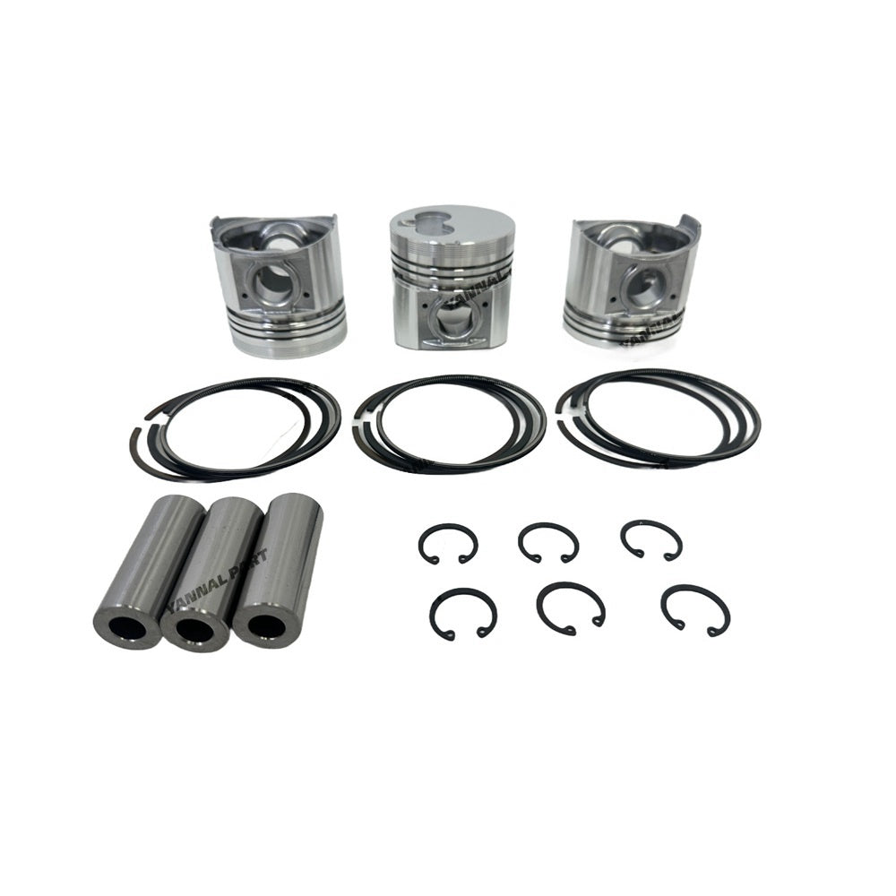 For Isuzu 3KR1 Piston Kit Repair Part Engine Rebuild Kit