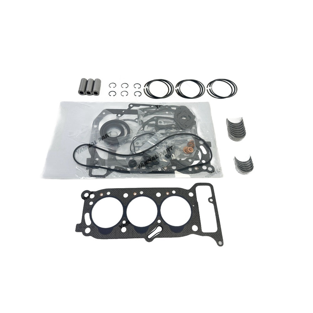 3KR1 Overhaul Re-ring Kit For Isuzu Engine Piston Ring Gasket Bearing