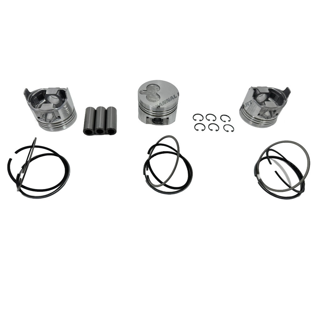 For Isuzu 3LB1 Piston Kit W/ Ring Repair Part Engine Repair Kit