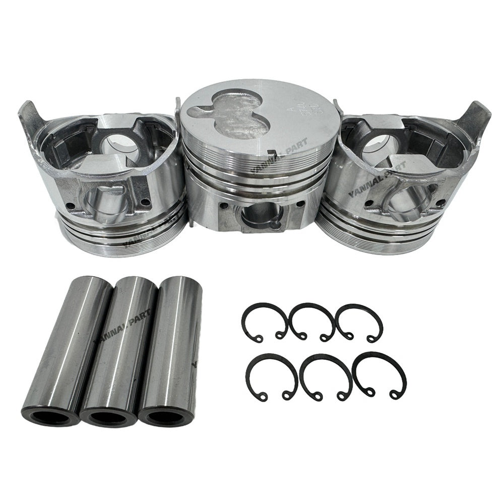 For Isuzu 3LB1 Piston Kit W/ Ring Repair Part Engine Repair Kit