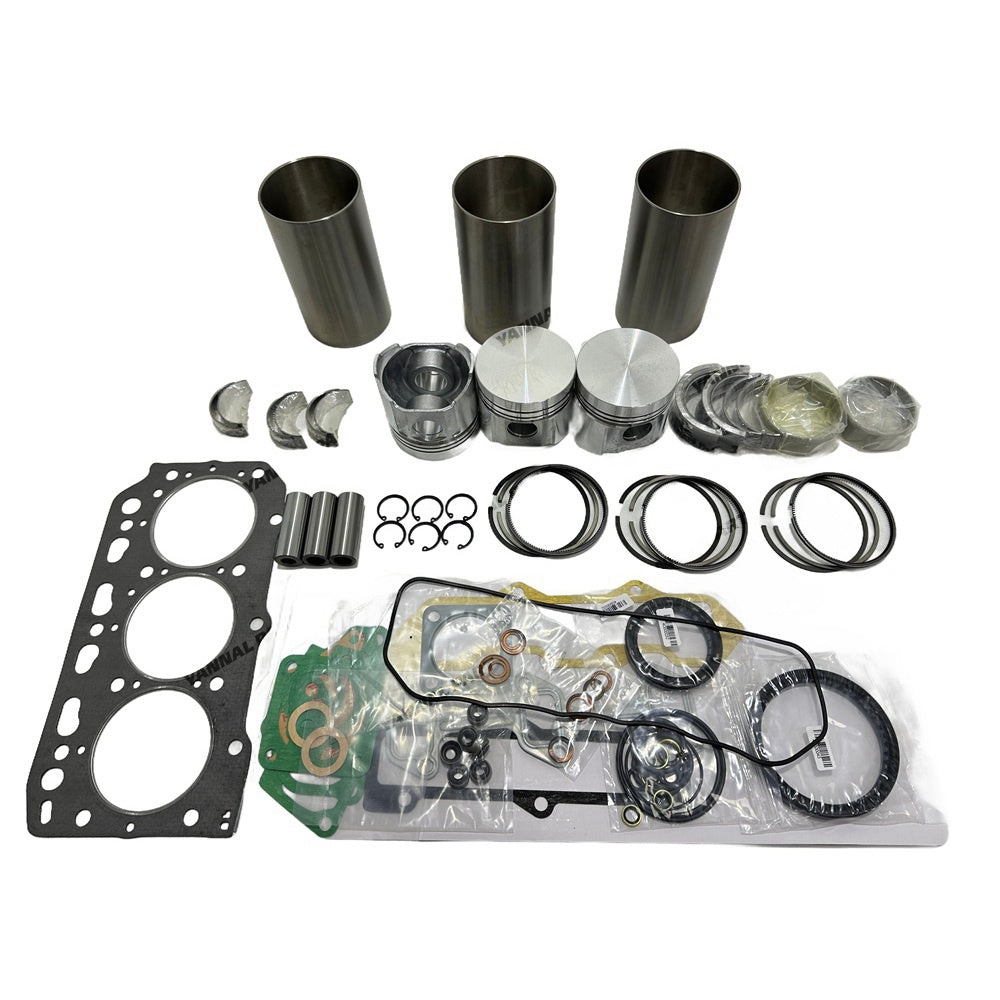 For Yanmar 3T84HL Overhaul Rebuild Kit Repair Part Engine Piston Ring Gasket