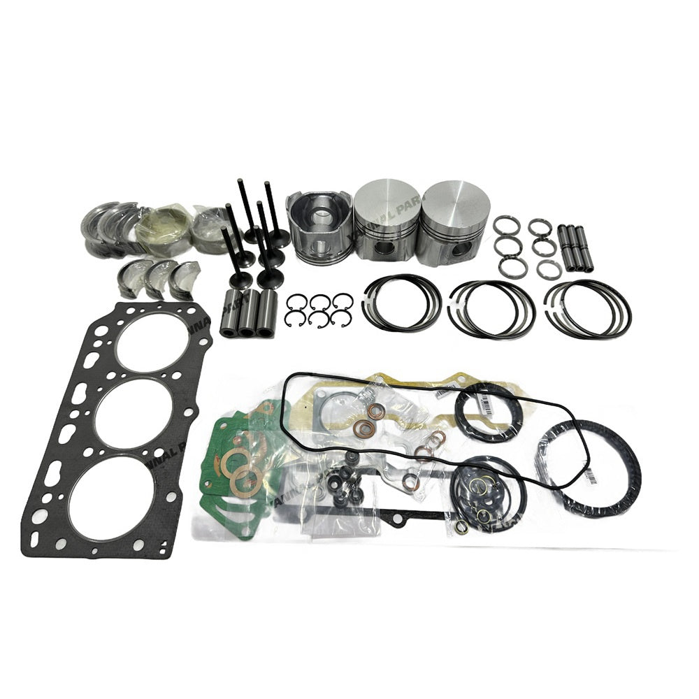 For Yanmar 3T84HL Overhaul Gasket Kit Repair Part Gasket Piston Set