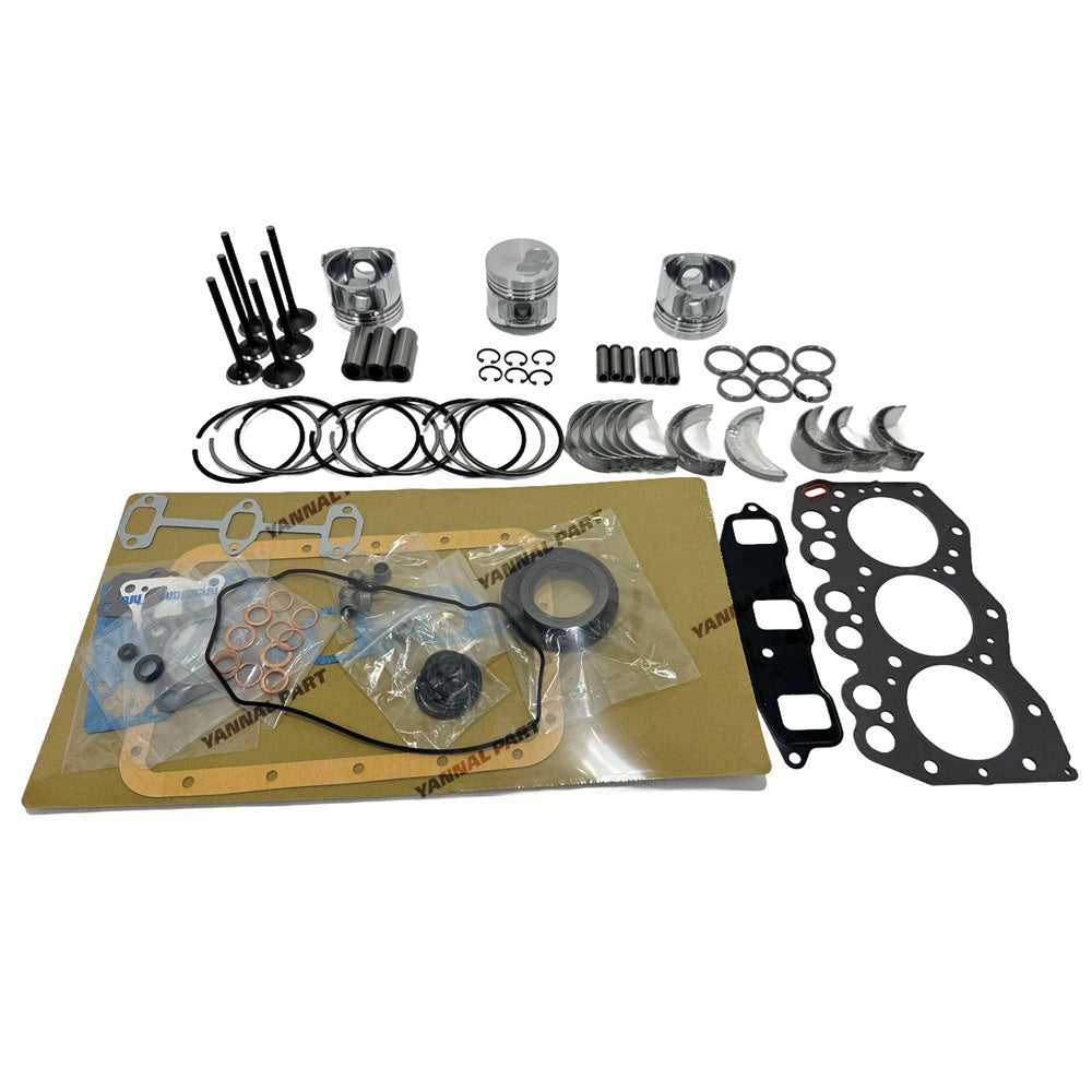 For Yanmar 3TN66 Overhaul Kit Repair Part Engine Piston Ring Gasket Bearing