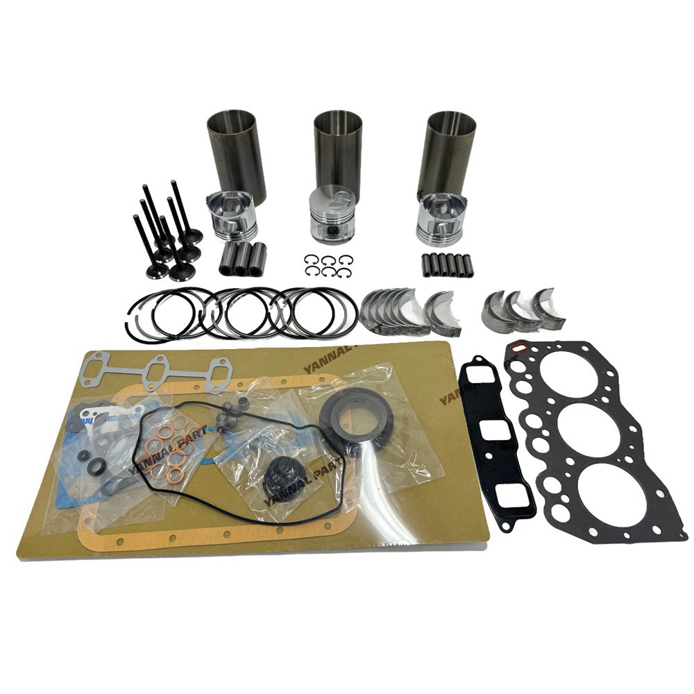 For Yanmar 3TN66E Overhaul Gasket Kit Repair Part Gasket Piston Set