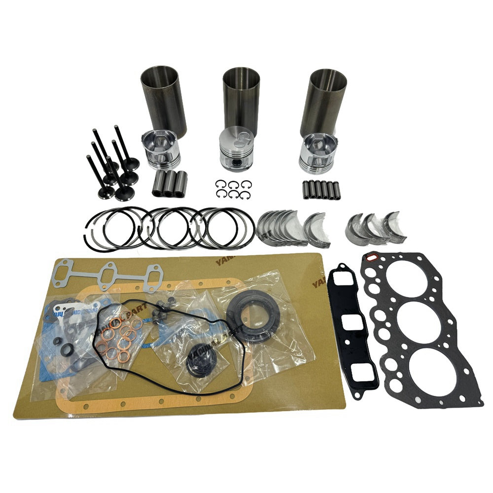 For Yanmar 3TN66E Overhaul Gasket Kit Repair Part Gasket Piston Set