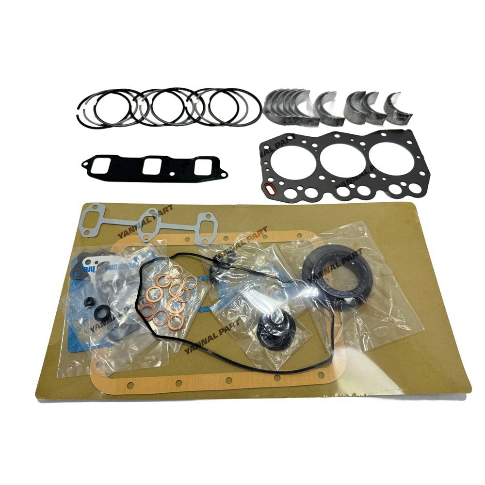 For Yanmar 3TN66E Overhaul Re-ring Kit Repair Part Engine Piston Ring Gasket