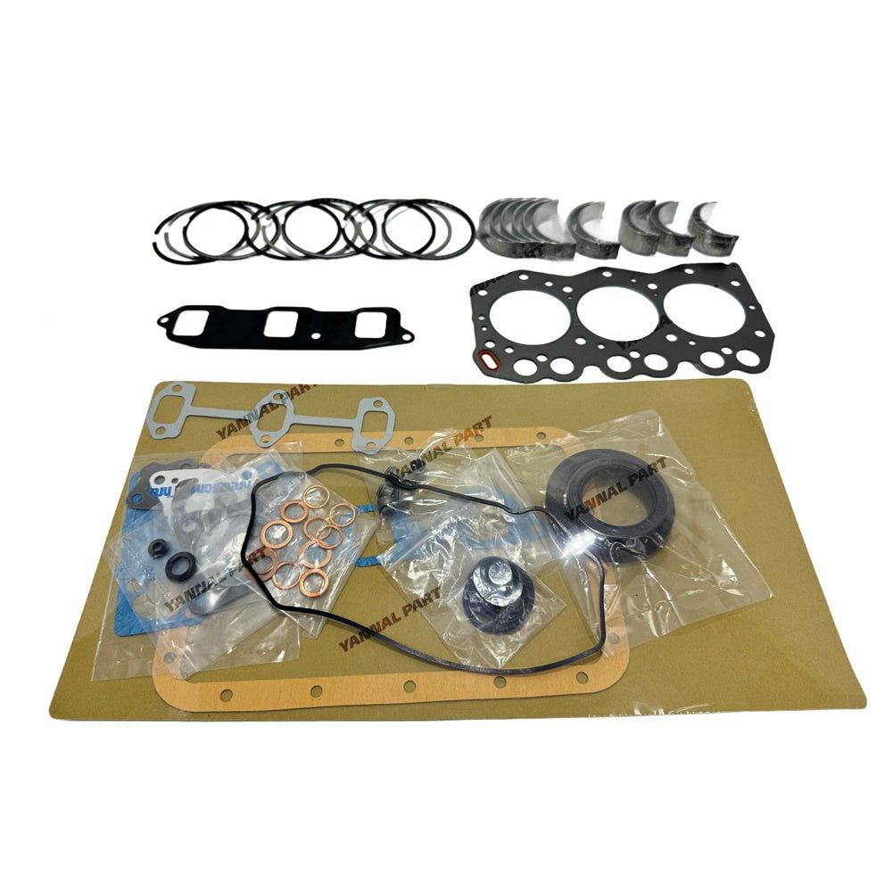 For Yanmar 3TN66E Overhaul Re-ring Kit Repair Part Engine Piston Ring Gasket