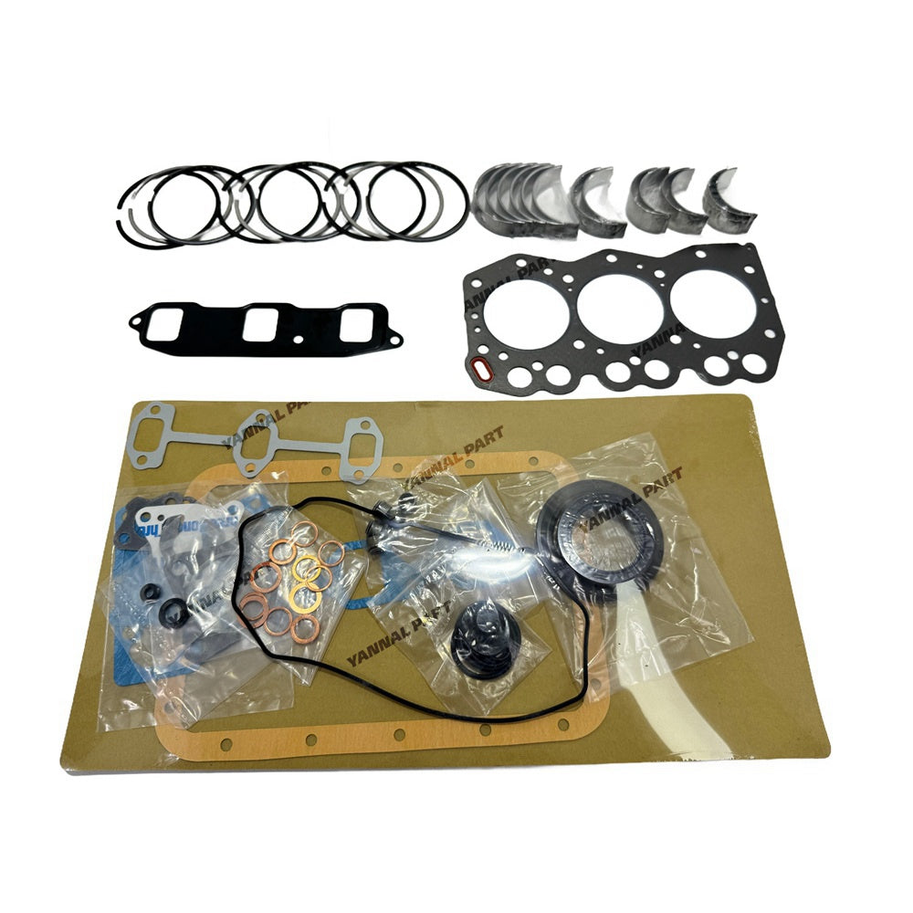 For Yanmar 3TN66E Overhaul Re-ring Kit Repair Part Engine Piston Ring Gasket