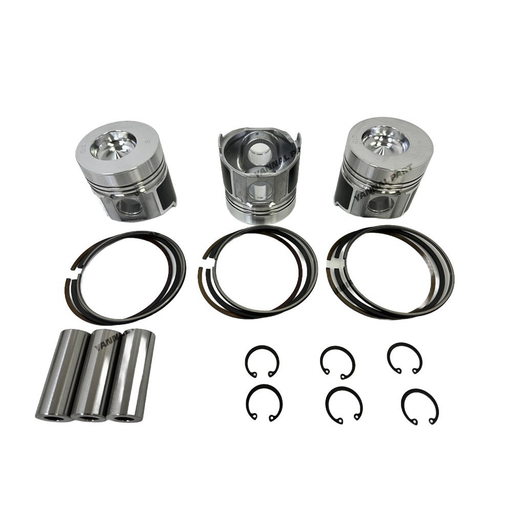 For Yanmar 3TN75 Piston Kit W/ Ring Engine Part Repair Parts