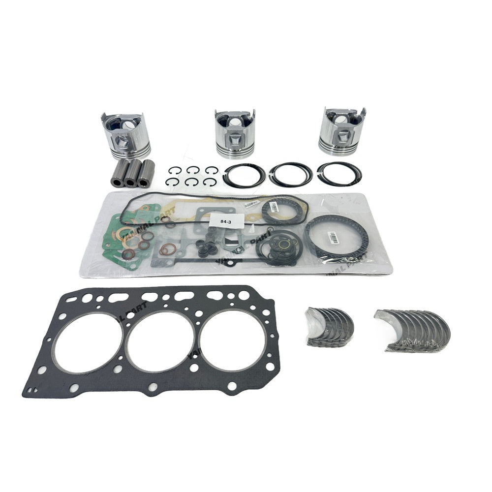 3TN84TL Overhaul Re-ring Kit For Yanmar Engine Piston Ring Gasket Bearing