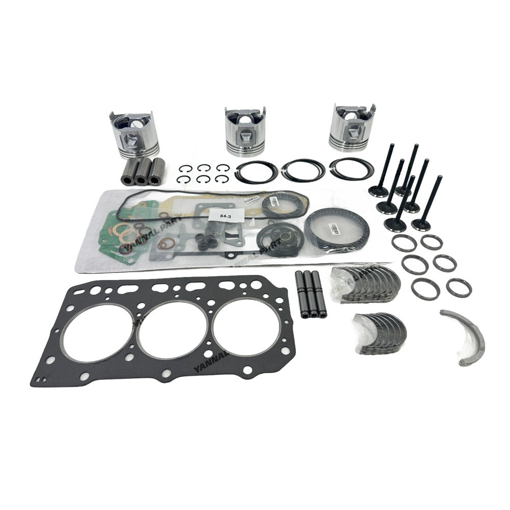 3TNE84 Overhaul Repair Kit For Yanmar Gasket Piston Set