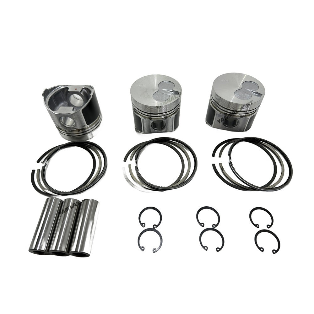 For Yanmar 3TNA72 Overhaul Re-ring Kit Repair Part Gasket Piston Set