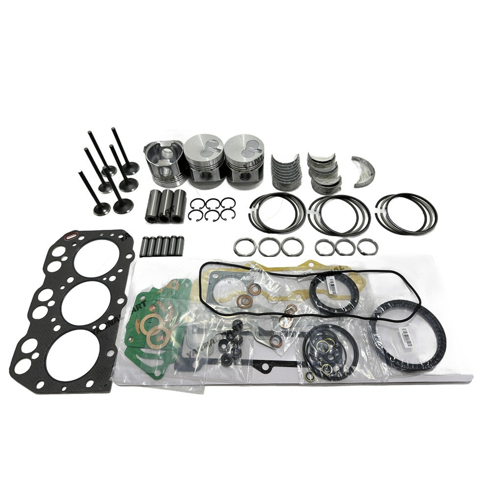 3YM20 Overhaul Gasket Kit For Yanmar Engine Piston Ring Gasket Bearing