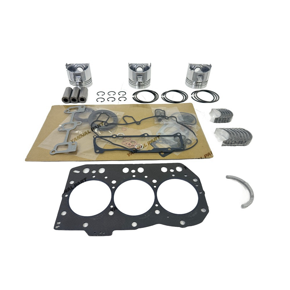 For Yanmar 3TNC80 Overhaul Re-ring Kit Repair Part Gasket Piston Set