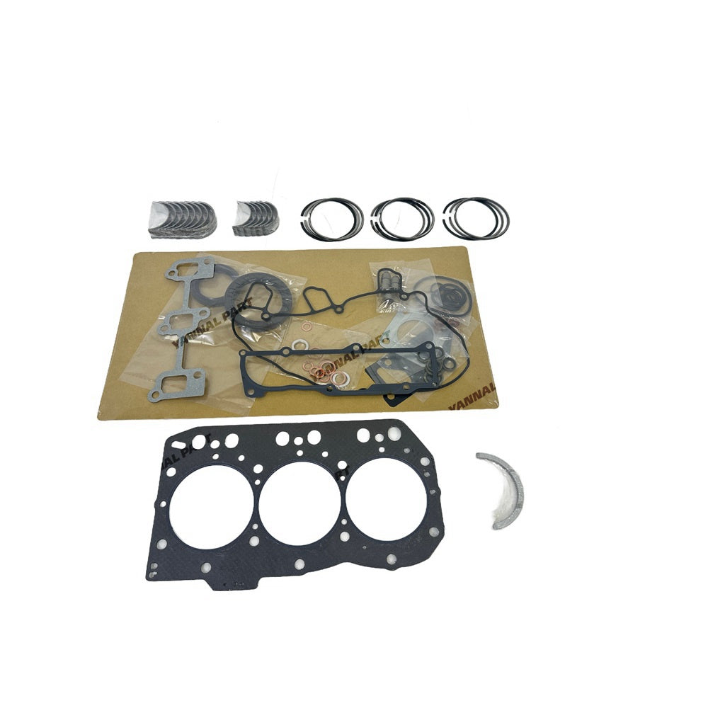 3TNC80 Overhaul Re-ring Kit For Yanmar Engine Piston Ring Gasket Bearing