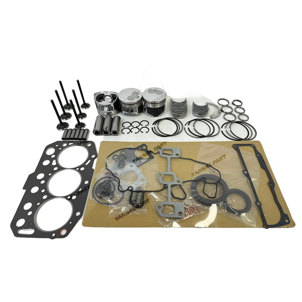 3TNM74 Overhaul Rebuild Kit For Yanmar Engine Piston Ring Gasket Bearing