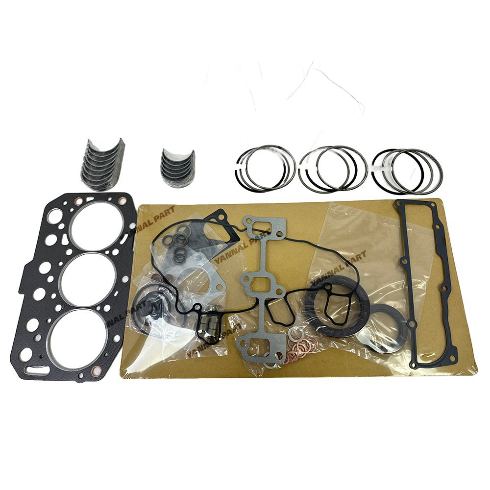 For Yanmar 3TNM74 Overhaul Re-ring Kit Repair Part Gasket Piston Set