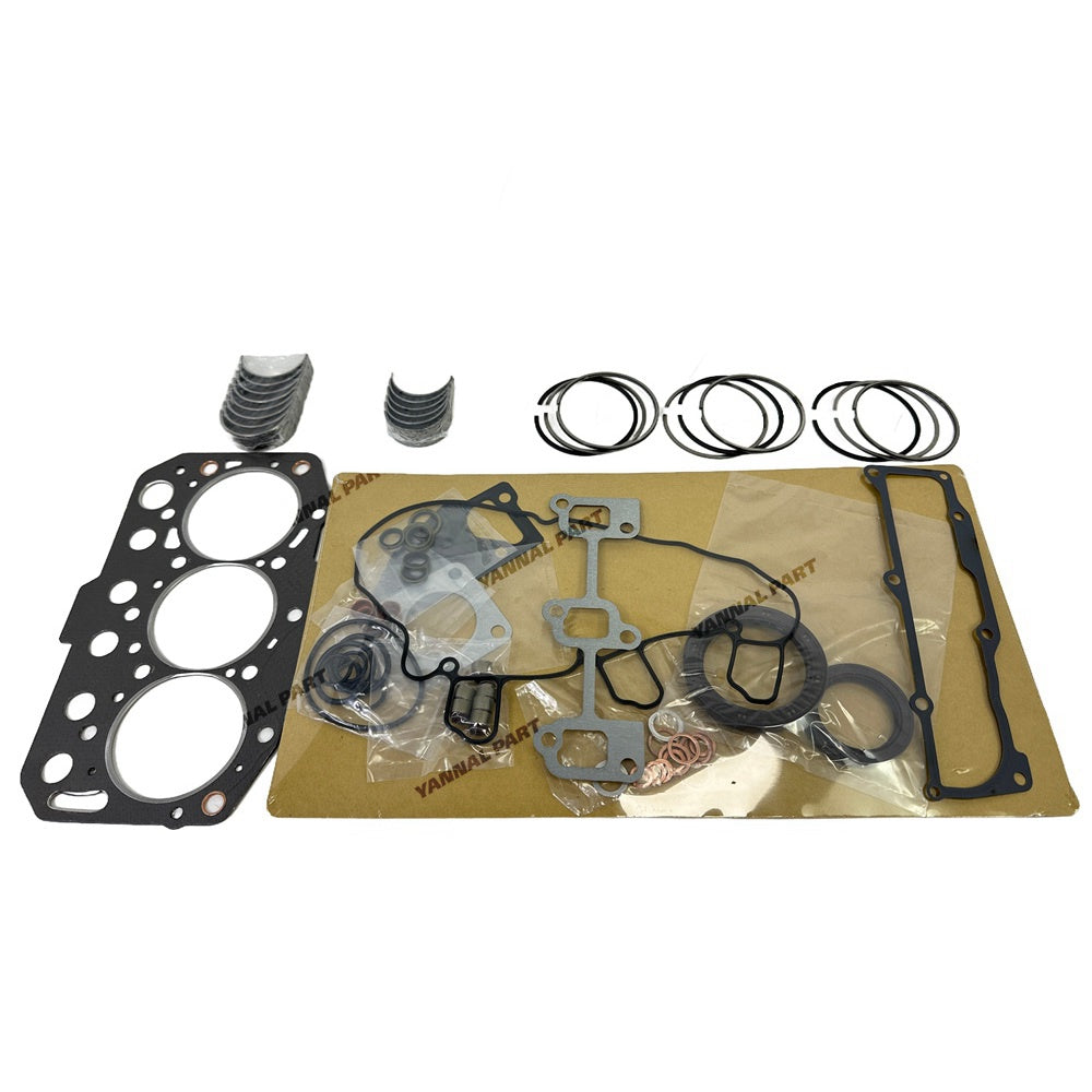 For Yanmar 3TNM74 Overhaul Re-ring Kit Repair Part Gasket Piston Set