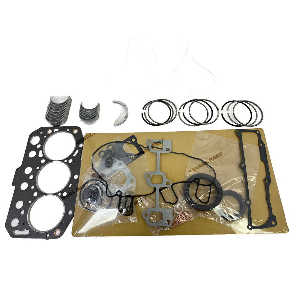 For Yanmar 3TNM74 Overhaul Re-ring Kit Engine Part Engine Piston Ring Gasket