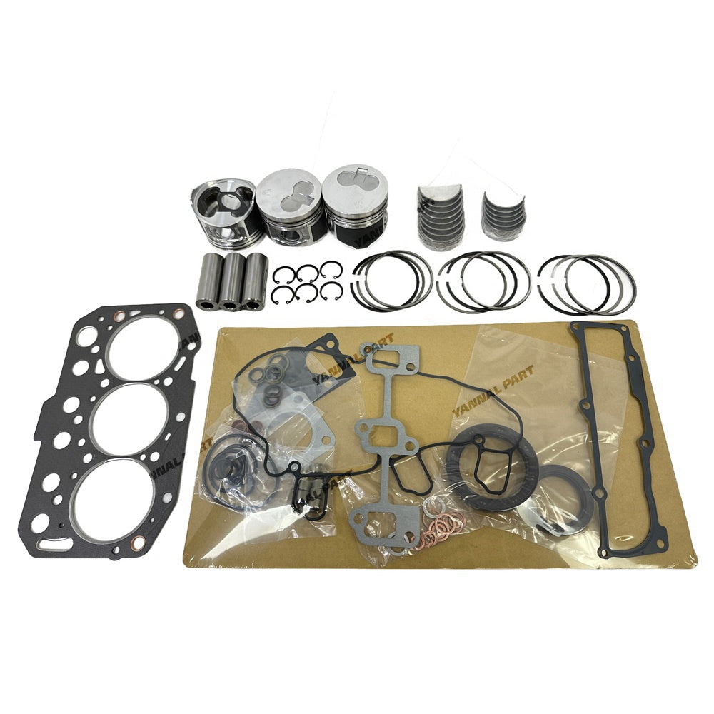 3TNE74 Overhaul Re-ring Kit For Yanmar Engine Piston Ring Gasket Bearing