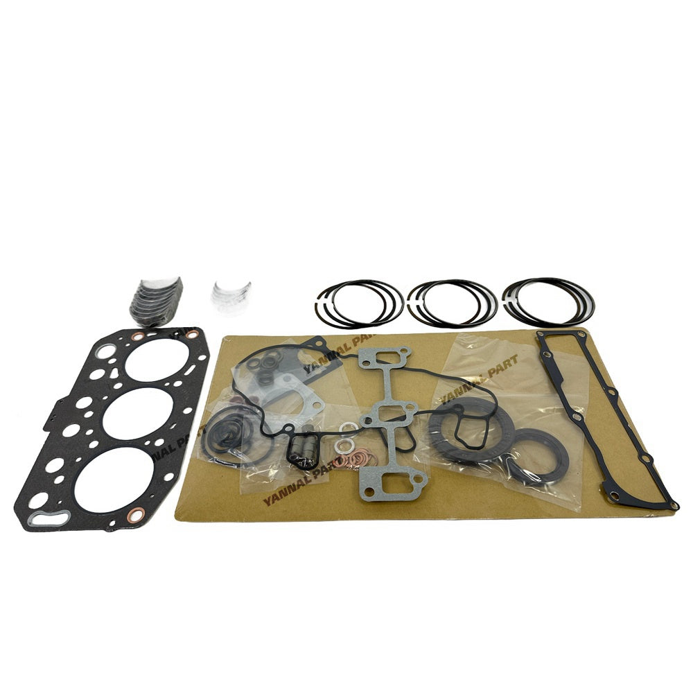 For Yanmar 3TNV70 Overhaul Re-ring Kit Repair Part Engine Piston Ring Gasket