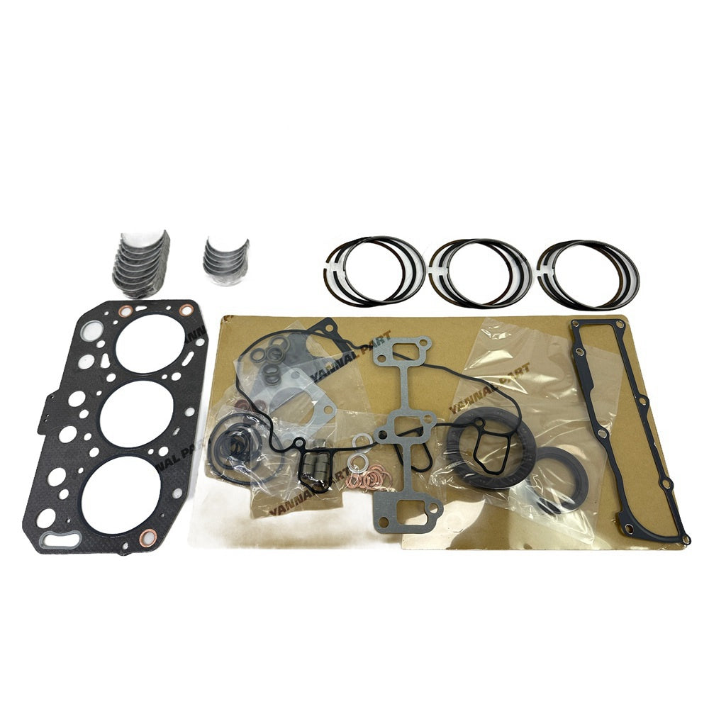 For Yanmar 3TNV70 Overhaul Re-ring Kit Repair Part Engine Piston Ring Gasket