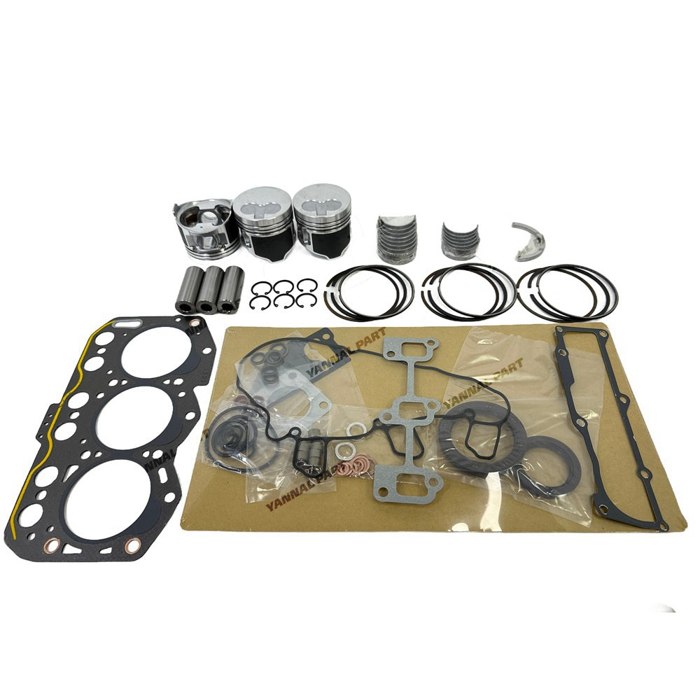 For Yanmar 3TNV76 Overhaul Re-ring Kit Repair Part Engine Piston Ring Gasket