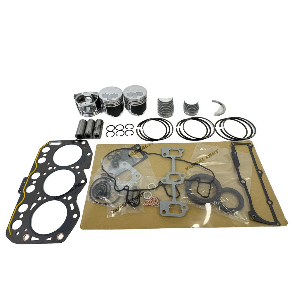 For Yanmar 3TNV76 Overhaul Re-ring Kit Repair Part Engine Piston Ring Gasket