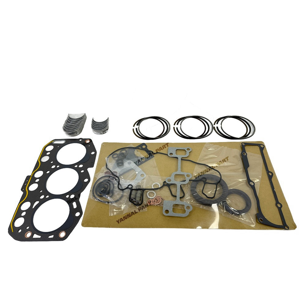 3TNV76 Overhaul Re-ring Kit For Yanmar Engine Kit Engine Piston Ring Gasket