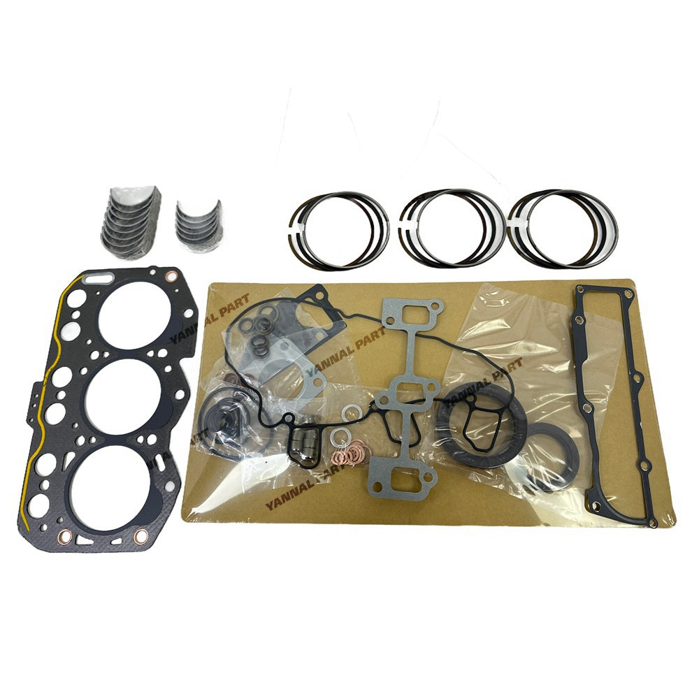 3TNV76 Overhaul Re-ring Kit For Yanmar Engine Kit Engine Piston Ring Gasket