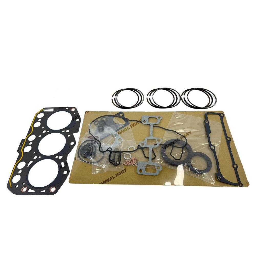 3TNV76 Overhaul Re-ring Kit For Yanmar Engine Kit Engine Piston Ring Gasket