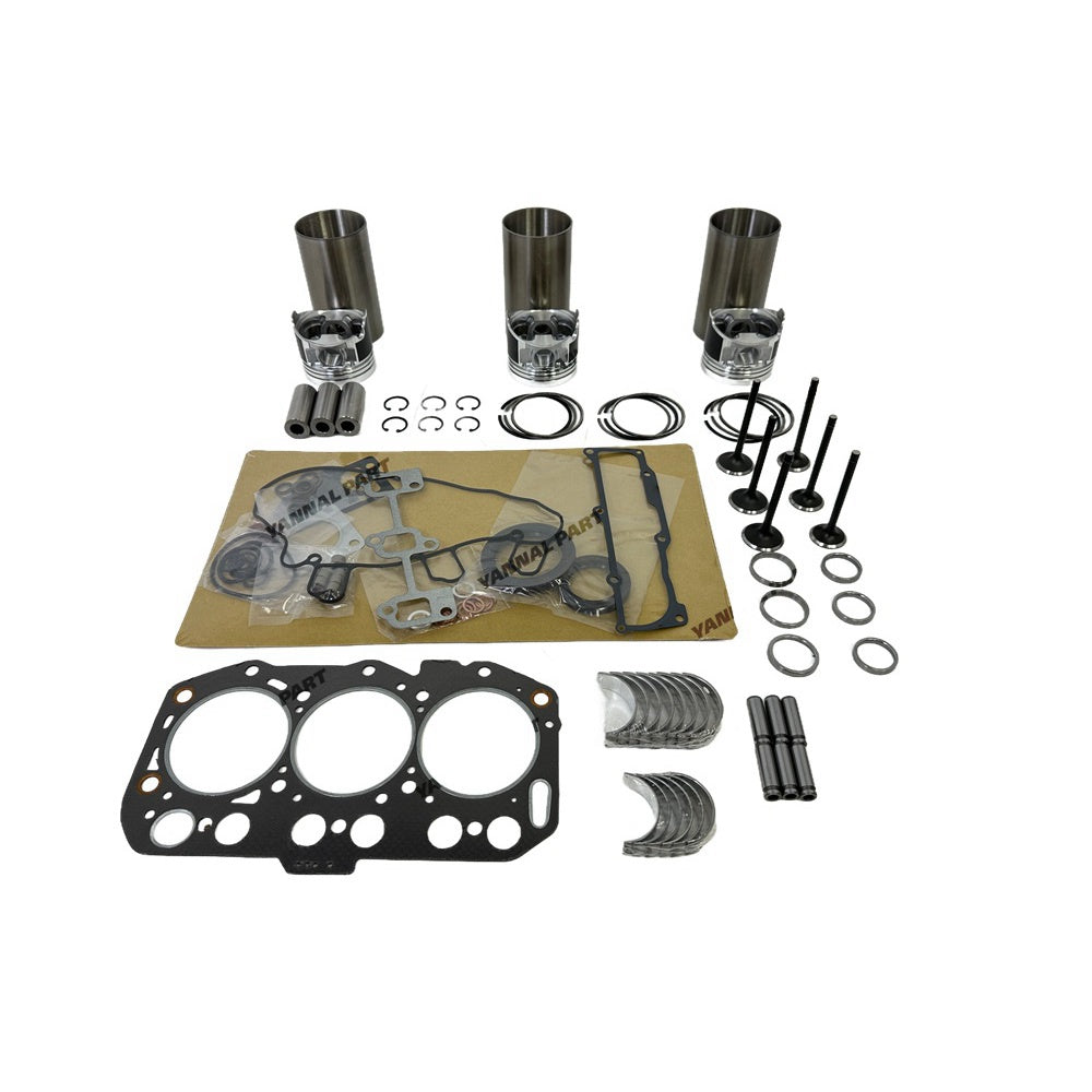 For Yanmar 3TNV80 Overhaul Gasket Kit Repair Part Gasket Piston Set