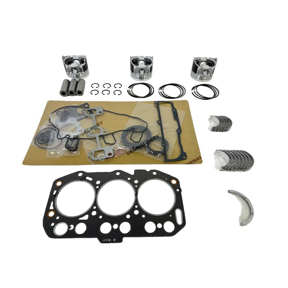 For Yanmar 3TNV80 Overhaul Re-ring Kit Engine Part Gasket Piston Set