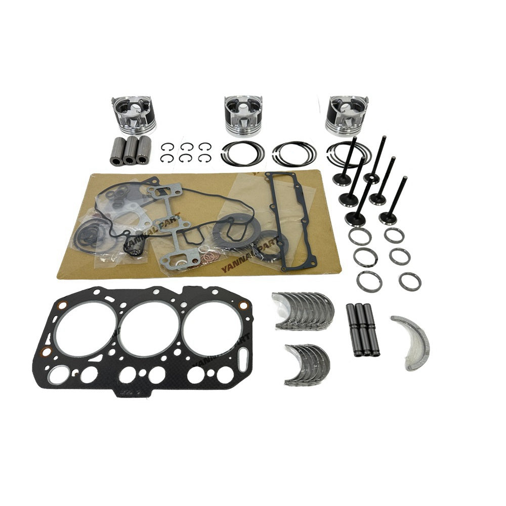 3TNV80 Overhaul Kit For Yanmar Engine Kit Engine Piston Ring Gasket Bearing