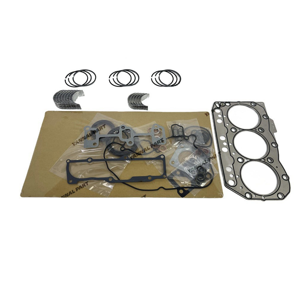 3TNV80 Overhaul Re-ring Kit For Yanmar Gasket Piston Set