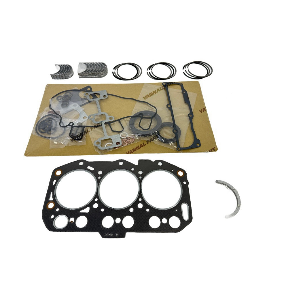 For Yanmar 3TNV80 Overhaul Re-ring Kit Repair Part Engine Piston Ring Gasket