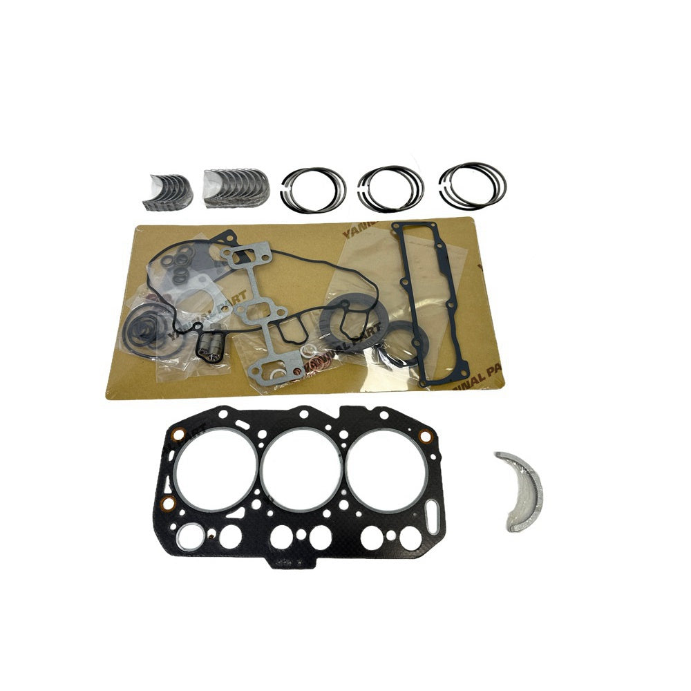 For Yanmar 3TNV80 Overhaul Re-ring Kit Repair Part Engine Piston Ring Gasket